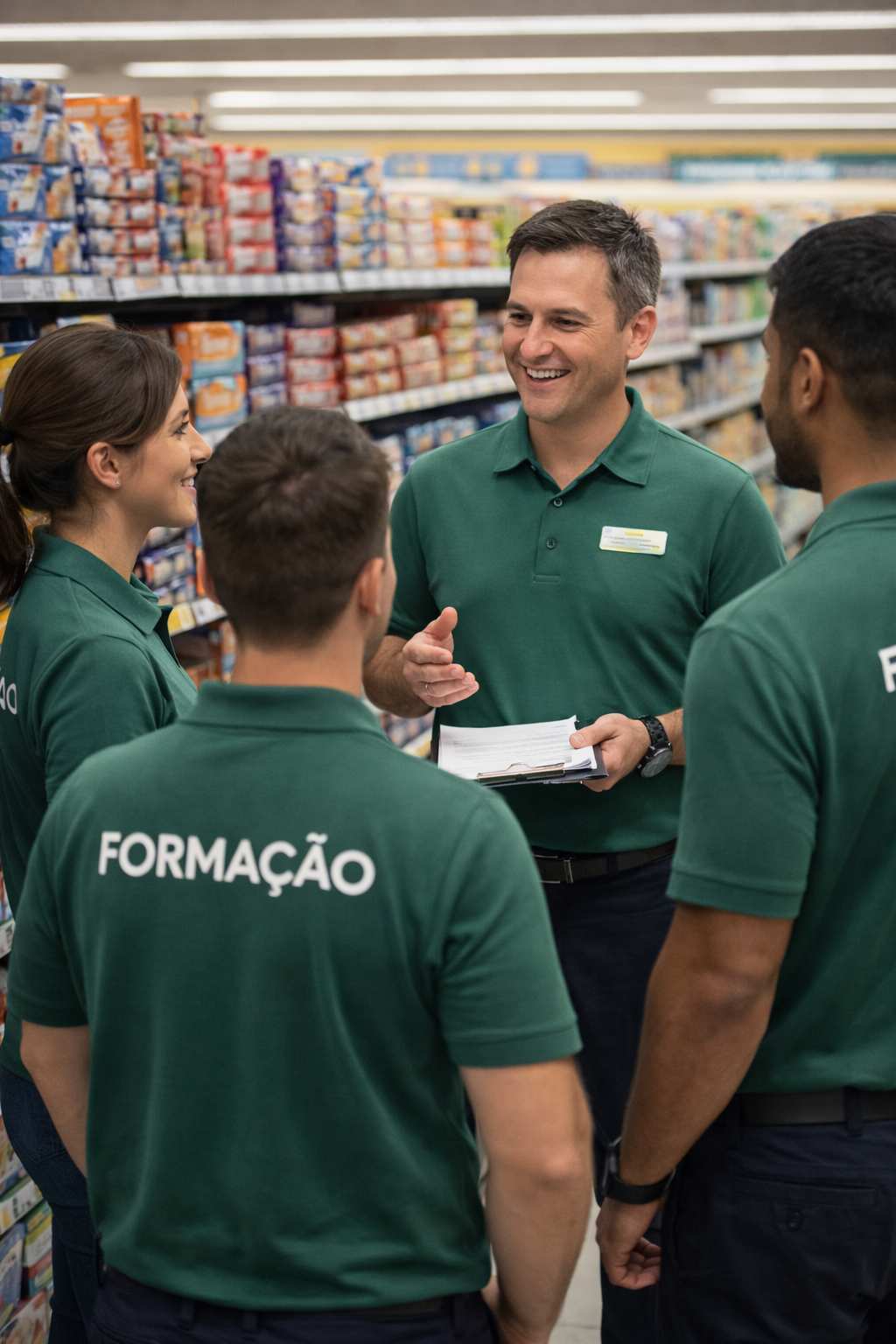 formação em recrutamento para colaboradores de supermercado