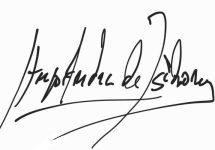 Assinatura Hugo Andrade Isidoro fundador da 3Solutions consultoria e formação em gestão e marketing no retalho